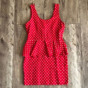 Red Polka Dot Dress